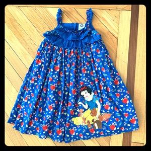 Disney store Snow White dress apples sz 5-6